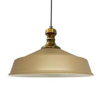 Bamyum Asletl-Knob Lampada a sospensione - 40 cm moderna lampada a sospensione in metallo per cucina isola, soggiorno e sala da pranzo - beige