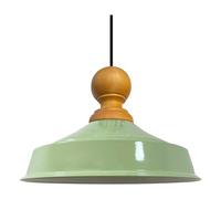 bamyum Asletl Lampadario a Sospensione Vintage, Lampada Vintage Industriale 40 cm Diametro, Lampadario a Sospensione Vintage, Lampada Vintage, Lampada a Sospensione Industriale, Lampadario Menta Verde