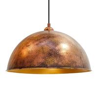 bamyum Diametro 30 cm Vintage Lampada da Soffitto a Sospensione E27 Illuminazione Industriale Plafoniera Lampada a Sospensione Lampadario Industriale in Metallo Plafoniera