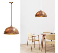 bamyum Diametro 40 cm Vintage Lampada da Soffitto a Sospensione E27 Illuminazione Industriale Plafoniera Lampada a Sospensione Lampadario Industriale in Metallo Plafoniera