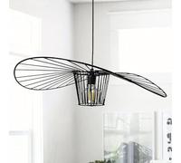 bamyum Lampada Vertigo 100% Metallo Nero 70cm, Lampada a Sospensione Vertigo Vintage Luci per Interni, Lampadario Moderno Soggiorno Camera da Letto Ristorante, Lampada a Sospensione Vertigo Moderna