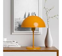 Bamyum Lipeo Lampada da Comodino Giallo Scuro, Lampada a Fungo con Cavo E27 per Camera da Letto e Decorazione della Casa