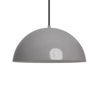 Bamyum Lipeo - Lampadario e sospensioni vintage, Ø 26 cm, in metallo, E27, per camera da letto, sala da pranzo e soggiorno, colore grigio