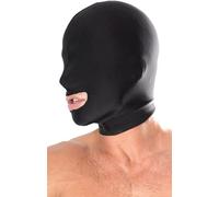 [Banaп ❧ TYS] Passamontagna con Cappuccio Nero in Maschera con Cappuccio a Bocca Aperta Festa in Costume Halloween Cosplay Giochi di Ruolo