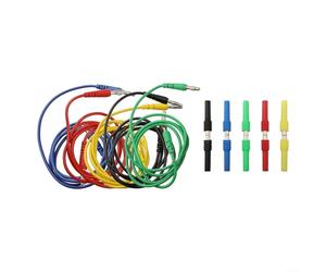 Banana al cavo della prova della banana con i connettori magnetici 5 messo per durevolezza migliorata nella prova elettronica