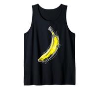 Banana Art Fruit, Motivo Geometrico alla Moda Canotta