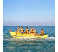 Banana Boat gonfiabile per rimorchio dell'acqua, giro per più persone per divertimento e avventura, perfetto per il traino di moto d'acqua e feste in spiaggia
