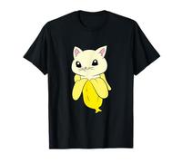 Banana Cat Kawaii Gatto In Banana Amore Gatti E Banane Maglietta