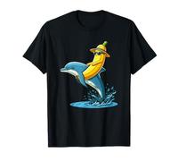 Banana Cavalcando un delfino Maglietta