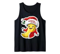 Banana Claus Natale Babbo Natale Divertente Gioco di Parole Scherzo Natale Canotta