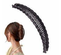 Banana Clip, Banana Hair Comb, Double Comb, Long Hair Clips, Slides and Clips,Strong Hold Ponytail Holder,Fishtail Ponytail Accessory,Retro Fashion, Suitable for Various Styles