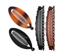 Banana Clip pettine per Capelli,4 Pezzi fermagli per capelli a banana retrò per ricci grossolani Accessori per capelli a coda di pesce Due fermagli a banana Pettini per donne e ragazze,Set A