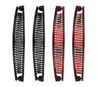 Banana Clip pettine per Capelli,4 Pezzi fermagli per capelli a banana retrò per ricci grossolani Accessori per capelli a coda di pesce Due fermagli a banana Pettini per donne e ragazze,Set B