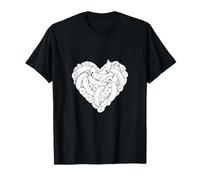 Banana Cuore Forma Modello Frutta Amante Maglietta