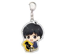 Banana Fish portachiavi carino Eiji Okumura acrilico portachiavi Aslan Jade Callenreese decorazione Ash Lynx Cosplay doppio strato acrilico chiaro accessori durevoli per i fan di Anime