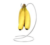 Banana Holder Stands, Stainless Steel Fruit Hook Stand, Durevole Banana Rack for Kitchen Counter Countertop Cabinet Tavolo Apartment Ristorante, Sleek Modern Design, Keeps Fruit Fresh and Accessible