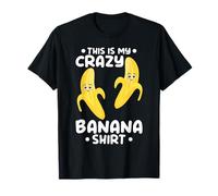 Banana Lover - Camicia con scritta «This is my crazy banana» Maglietta