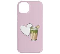 Banana Matcha Latte Love Green-Tea Vegan Vintage Foodie Custodia per iPhone 14 Plus