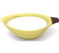 Alessi ASG93 Banana Lattiera in Porcellana Gialla