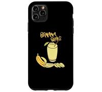 Banana Milk Shake Fresh Fruit Funny Banana Shake Drink Custodia per iPhone 11 Pro Max