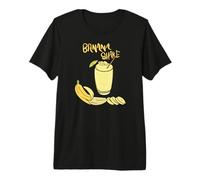 Banana Milk Shake Fresh Fruit Funny Banana Shake Drink Maglietta Premium