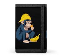 Banana Monkey Anima - Portafoglio a tre ante con scomparti per carte di credito, per uomo e donna, Stile:, Taglia unica