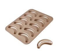 Banana Pan - Vassoio per frutta, stampo per confetture, foglio antiaderente, per budino artigianale, forma da forno per la creazione di dessert, pressa per sculture di pane, regalo da cucina