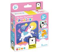 Banana Panda jigsaw puzzle with ponies for children 45 pieces 3+