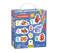 Banana Panda Puzzle educativo con numeri e animali, 20 pezzi per bambini