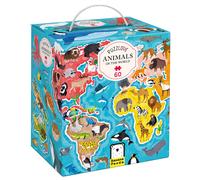 Banana Panda Puzzlove Jigsaw Puzzle - Animals of The World - 60 pcs World Animal