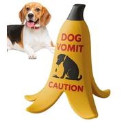 BANANA PEEL EDITION ATTENZIONE: Cartello di avvertimento per vomito di gatto, divertente cartello di avvertimento per cani e gatti, decorazione per la scrivania, regalo divertente per gli amanti dei