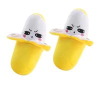 Banana Peluche, 2 pezzi Figura Interattiva Morbida Con Sensore Touch, Banana Peluche Musicale Per Bambini Ragazzi E Giovani Feste Di Compleanno Divano Arredamento Casa