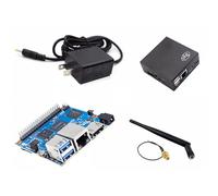 Banana Pi BPI-M2 Pro Single Board Computer con Amlogic S905X3 Quad-Core, 2 GB LPDDR4 RAM, 16 GB eMMC, HDMI, Gigabit Ethernet (scheda + Case + Power + Antenna)