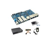 Banana Pi BPI-R3 Wi-Fi 6 OpenSource Wireless Dual Band OpenWRT Router Board con MediaTek MT7986 (Filogic 830), supporta 5x GbE e 2x SFP da 2,5 GbE (caso bundle2-BPI R3+)