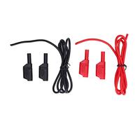 Banana Test Leads 4mm Male to Male | 32A 1000V High Current Voltage | Red Black Set for Car Battery/Electrical Projects/Voltage Tester | Brass Connectors, 1mm² Cable