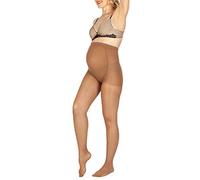 BANANALU Collant per donne incinte 40 Den S, M, L, XL collant premaman, bronzo, L