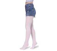 BANANALU Collant sottili per ragazze e bambini, 40 DEN, collant in seta per bambini, collant in nylon, collant color pelle e bianco per ragazze, balletto e danza, Bianco, 128-134