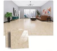 Bananaww 5 Piastrelle Pavimento in PVC Autoadesivo Effetto Piastrelle - Impermeabile Resistente all'Usura Piastrelle Adesive per Cucina E Bagno, Soggiorno, 60x60 Cm