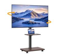 Bananaww Carrello TV Mobile Carrello TV Pesante a Piedistallo con Ruote Supporta Rotazione Verticale e Orizzontale