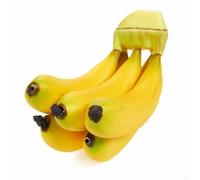 Banane in plastica per composizioni di natura morta e progetti creativi con struttura in schiuma per una visualizzazione di lunga durata