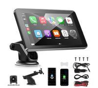 Banaone Autoradio Carplay Wireless Andriod Auto, 7/10,26 Pollici Touchscreen Monitor Auto Stereo Radio Supporto Controllo Vocale/Bluetooth/Mirror Link/USB, Adatto a Tutti i Tipi di Auto (7 IN)