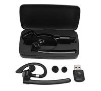 banapoy Auricolare, Auricolari Wireless con Cancellazione del Rumore Auricolare a Orecchio Singolo con Custodia di Ricarica da 500mAh, Cuffie a Mani Libere per Affari, Camionista, Autista