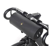 banapoy Borsa per Manubrio in Bicicletta, Sacca per Rotolo Manubrio a Prova di Pioggia Trava Anteriore con Fibbia Magnetica Tracolla, Busta del Tubo Superiore per Mountain Road Bici (BLACK)