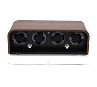 banapoy Caricatore Automatico per 4 Orologi, Scatola Avvolgitore per Agitatore Meccanico per Orologi, Scatola Immagazzinaggio per Vetrina 5 modalità con Motore Silenzioso, Luce LED