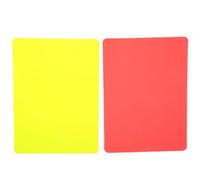 banapoy Cartellino Arbitro Calcio Professionale, Set Carte Rosse e Gialle, Facile Trasportare e Utilizzare, con Strumento Ufficiale per Le Partite Calcio e Gli Arbitri Sportivi.