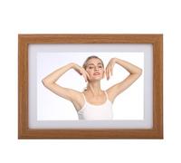 banapoy Cornice Digitale da 13,3", Cornice Digitale Intelligente WiFi con Touchscreen 1280x800, Rotazione Automatica, Condivisione di Foto Video Tramite App da Qualsiasi Luogo (Spina europea)