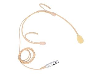 banapoy Cuffie Microfoniche Doppie Sopra l'orecchio per Wireless Trasmettitore da Cintura, Cuffie Indossate Doppio Microfono a Condensatore Sospeso Sopra l'orecchio con Connettore XLR a 4 Pin