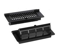 banapoy Deflettore Ventilazione Copertura Ventilazione Pavimento 4X10" (BLACK)