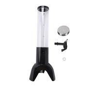 banapoy Dispenser a Torre Mimosa da 1,5 Litri con Tubo il Ghiaccio | PC e Plastica ABS, Base Stabile a 3 Gambe, Rubinetto Rimovibile Facile Pulizia, Adatto per Bar, Ristorante