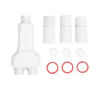 banapoy Estensore POE da Esterno, Ripetitore POE da 100 Mbps Impermeabilizzante, Adattatore Splitter Combinatore POE IEEE802.3af/at Plug and Play per Telecamera di Sicurezza